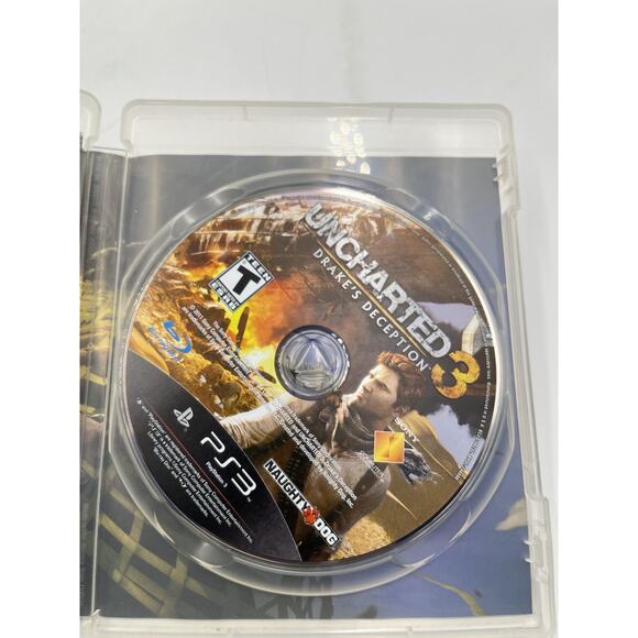 Uncharted 3: Drake's Deception PS3 Game - Complete Edition, Free Shipping - Picture 3 of 6